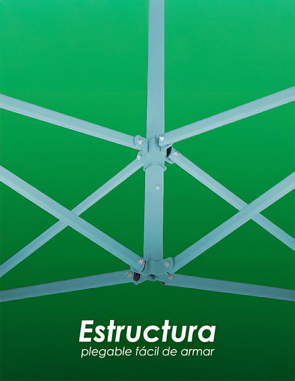 Carpa ancho 300 cm x largo 300 cm 6