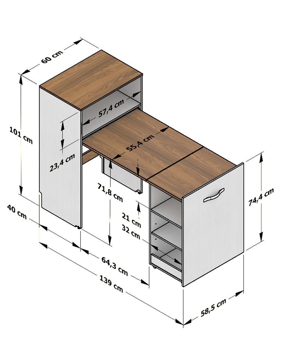 "kit/set/mesa plegable" playcon playcon., omba, organización, oficina, sala, comedor, cocina, recamara, mueble