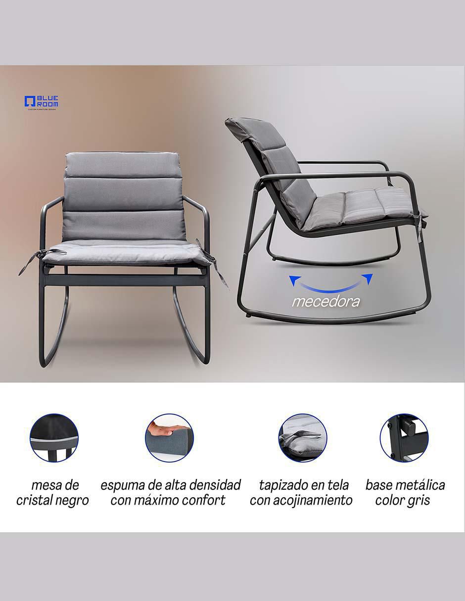 Mecedora de acero 6