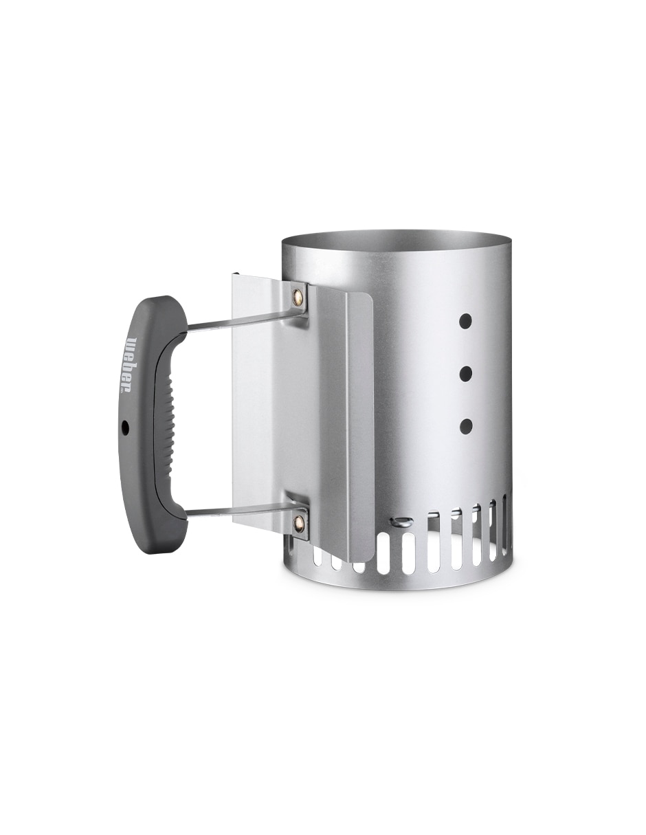 Asador carbón Bundle Weber Compact 57 cm con termómetro de acero porcelanizado 6