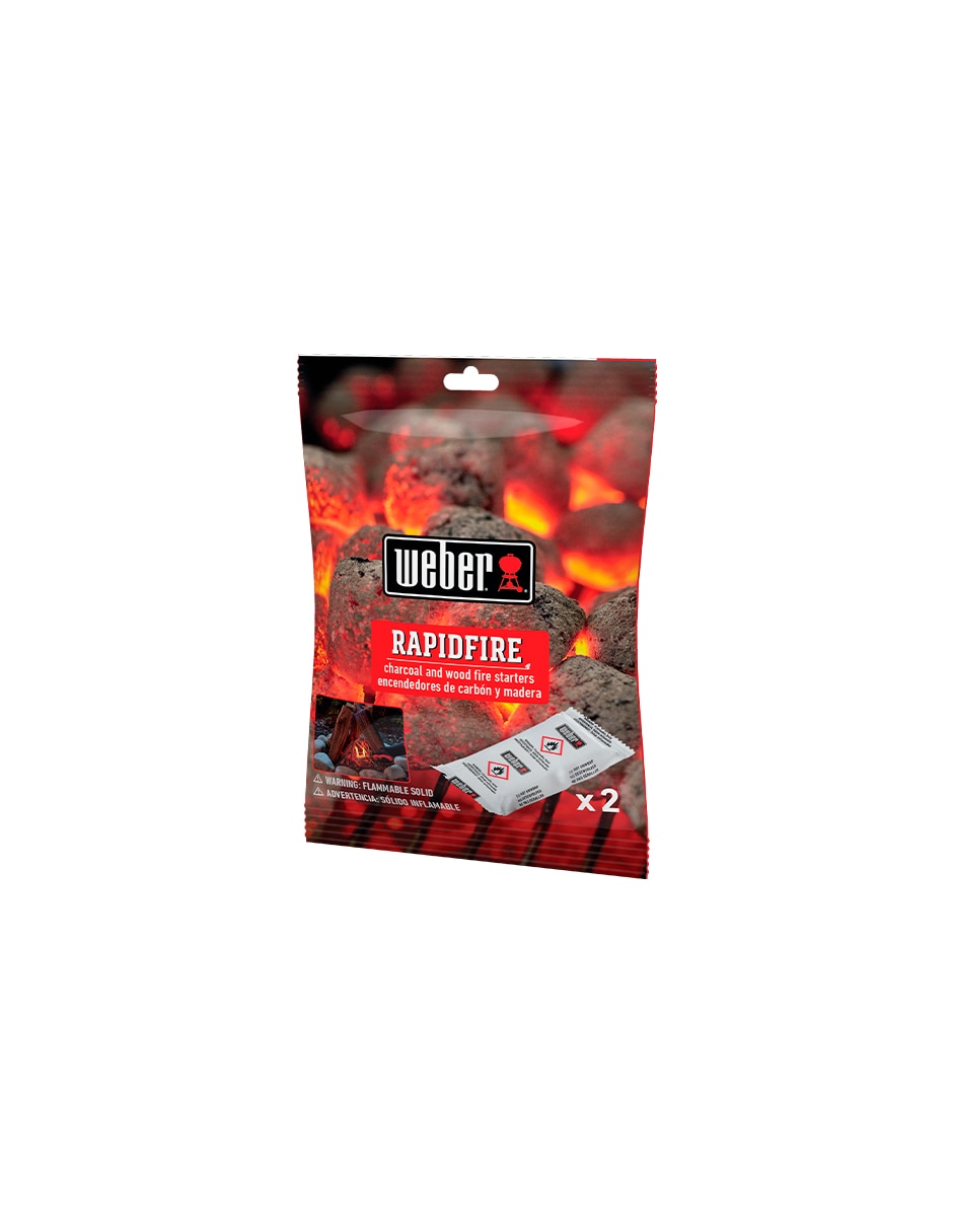 Asador carbón Bundle Weber Compact 57 cm con termómetro de acero porcelanizado 7