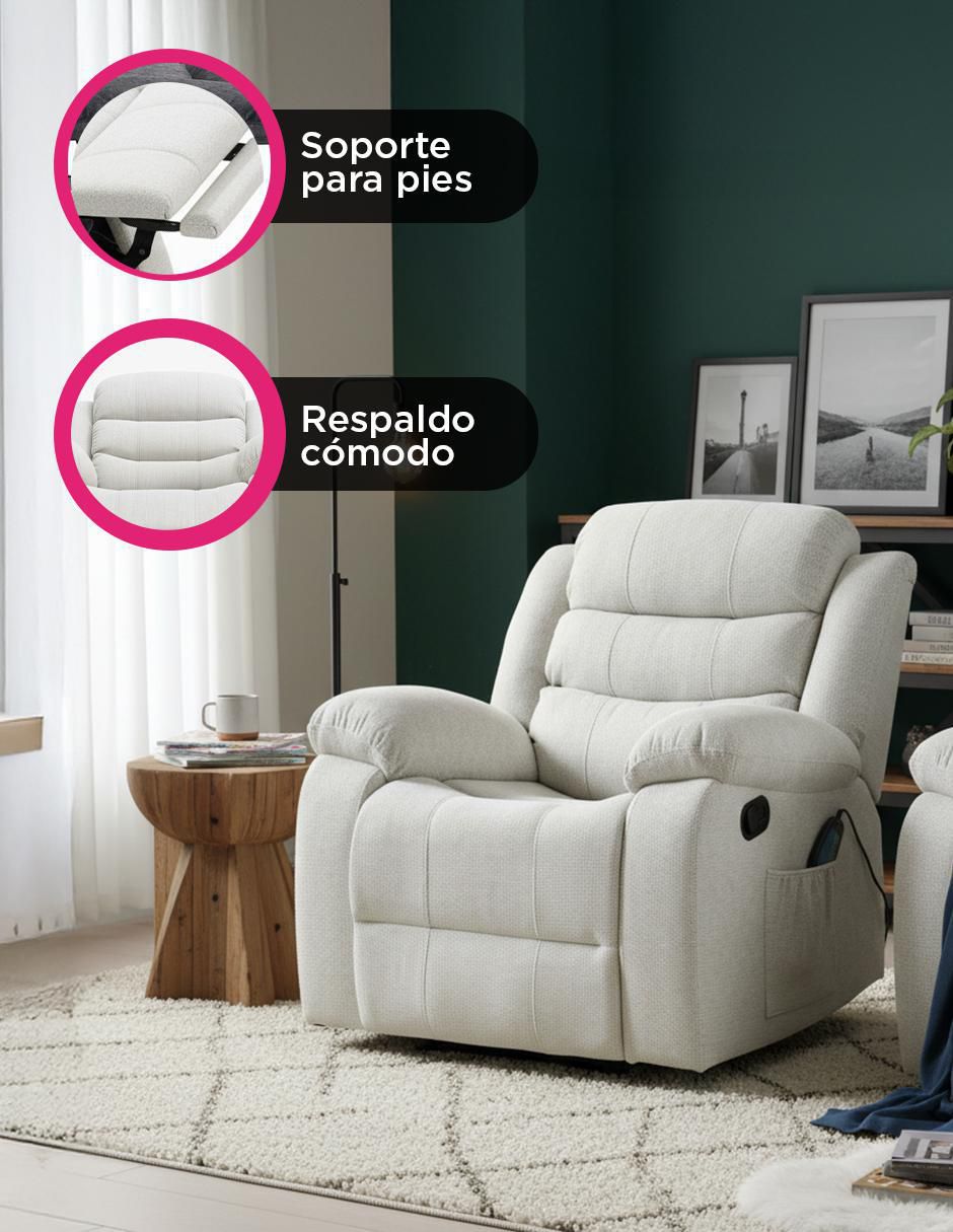 Sillón Théodore masaje inteligente y soporte lumbar 3