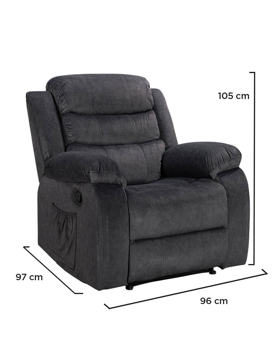 Sillón théodore masaje inteligente y soporte lumbar vanlig "de" sintético