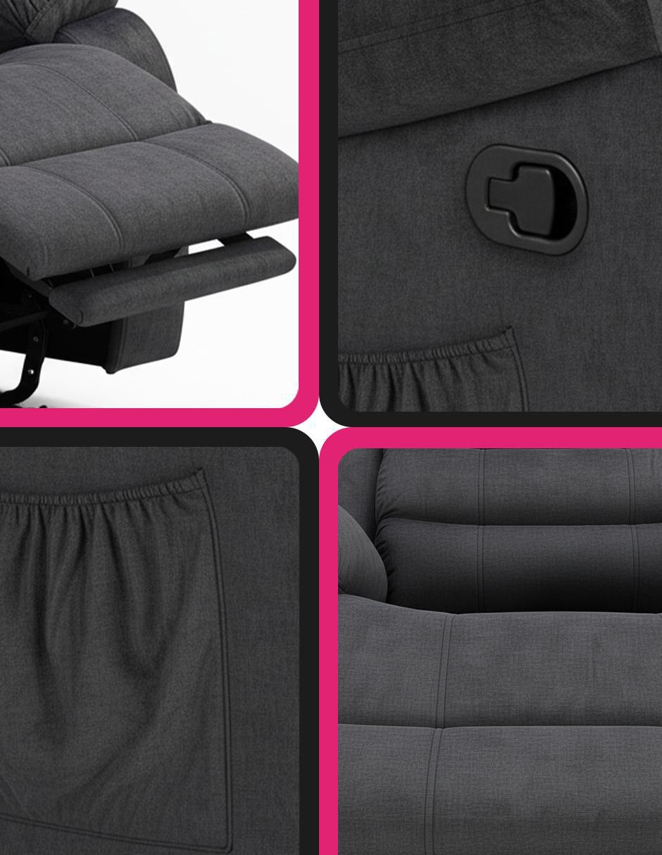 Sillón théodore masaje inteligente y soporte lumbar vanlig "de" sintético