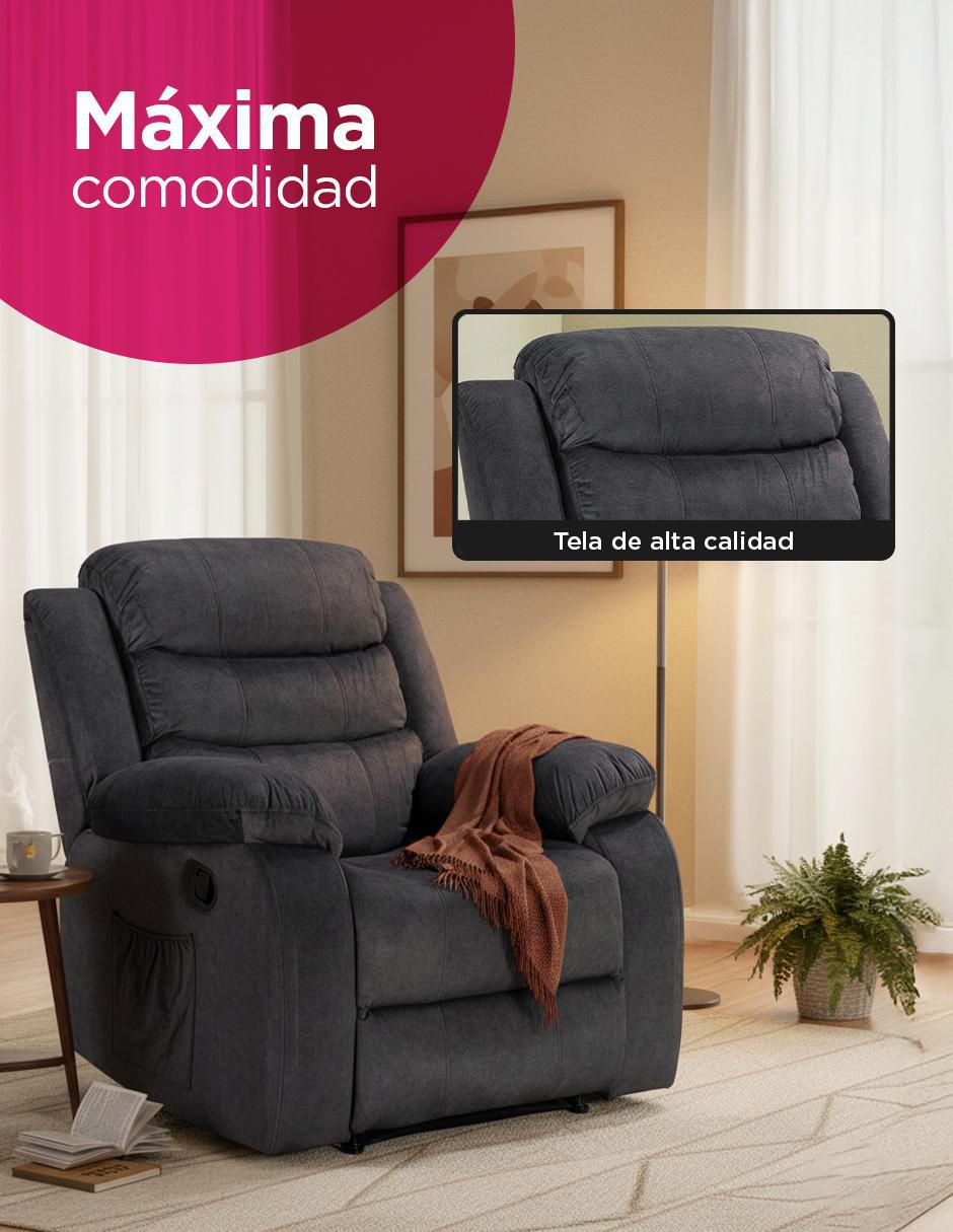 Sillón théodore masaje inteligente y soporte lumbar vanlig "de" sintético