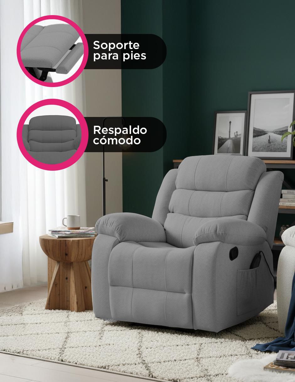 Sillón Théodore masaje inteligente y soporte lumbar 2