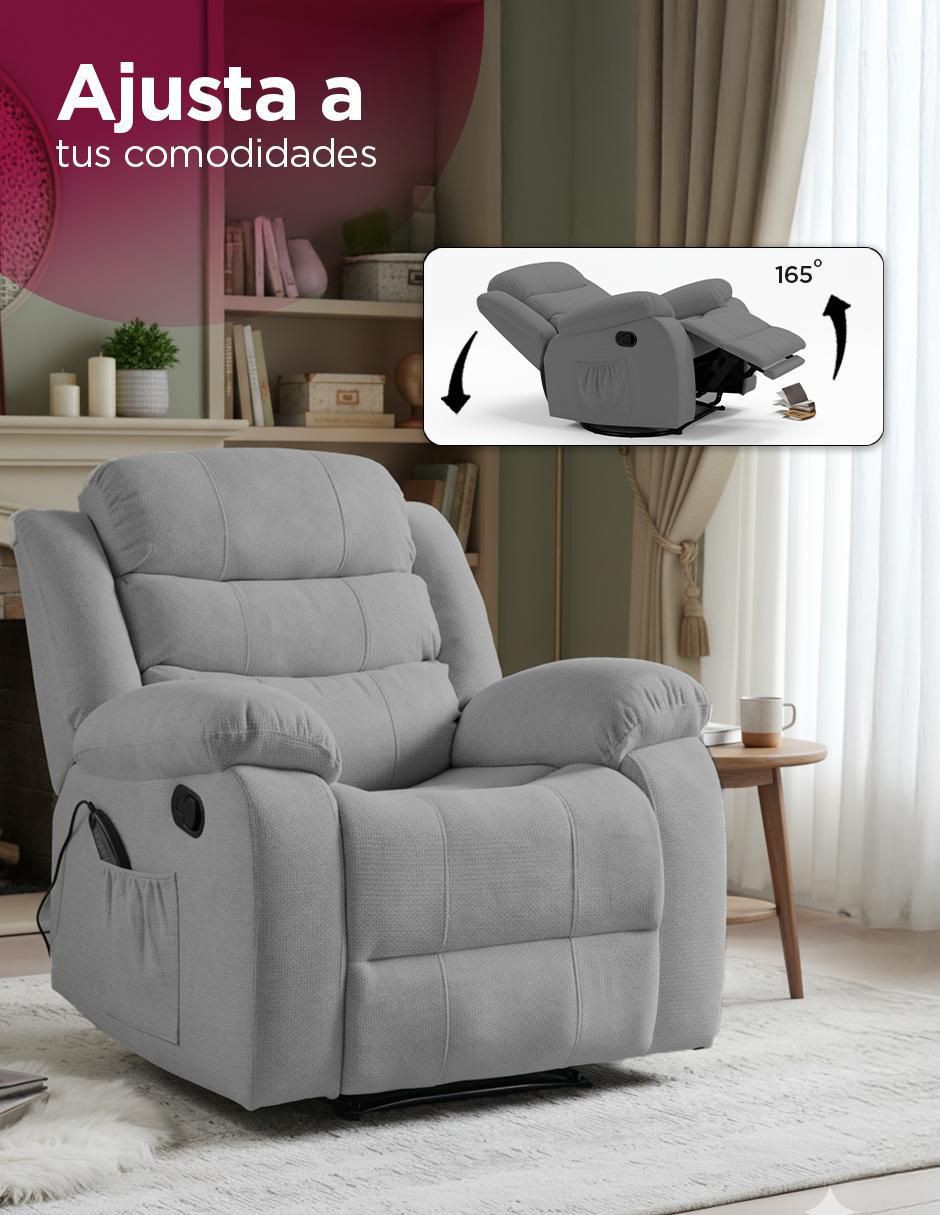 Sillón Théodore masaje inteligente y soporte lumbar 4