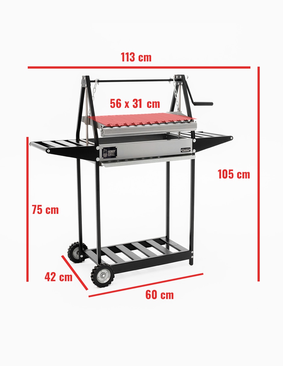 Asador de carbón Hobby Grill 8