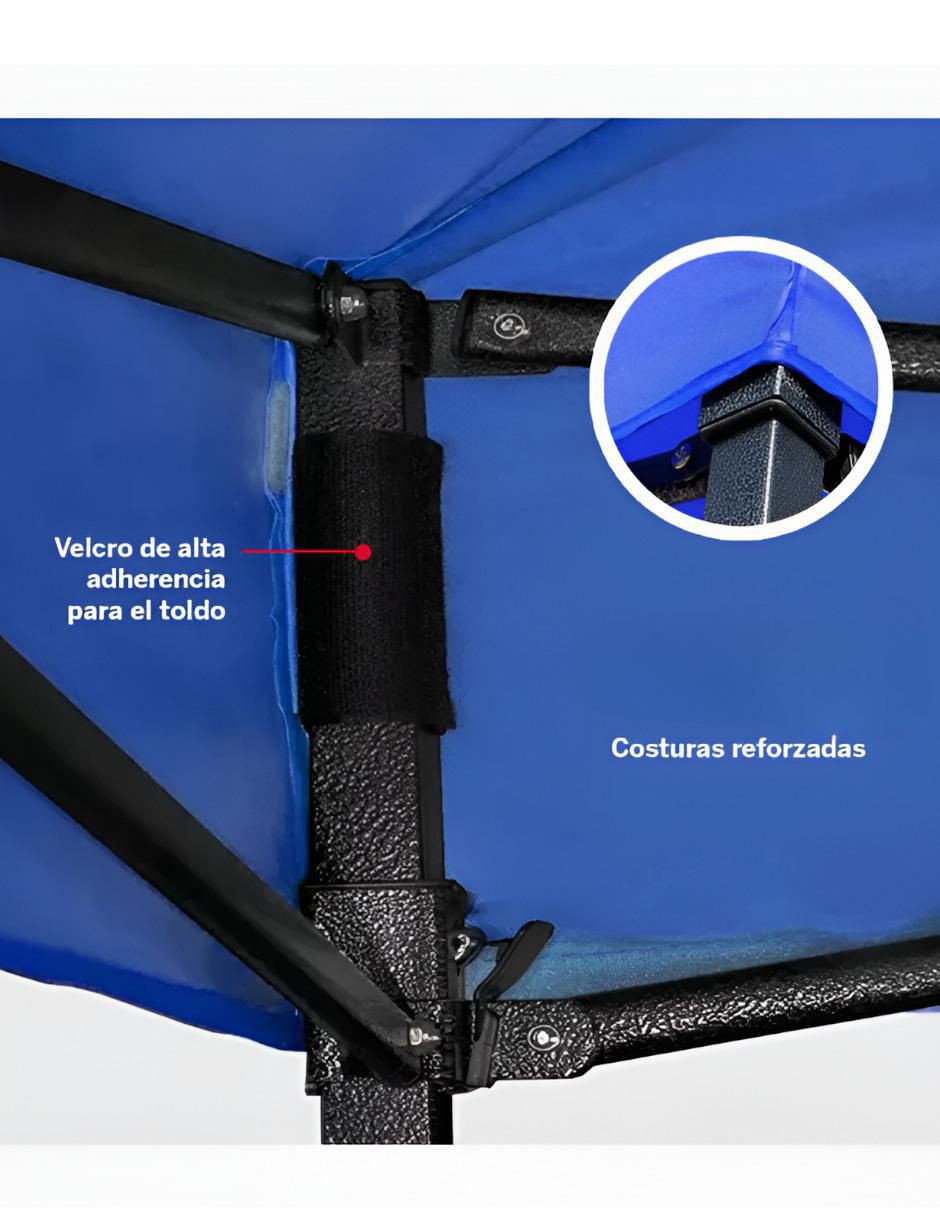 Carpa ancho 3 m x largo 3 m 3