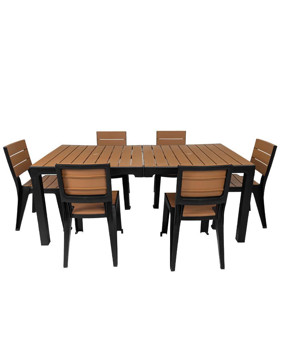 Set comedor exterior 6 Puestos Jardin 1