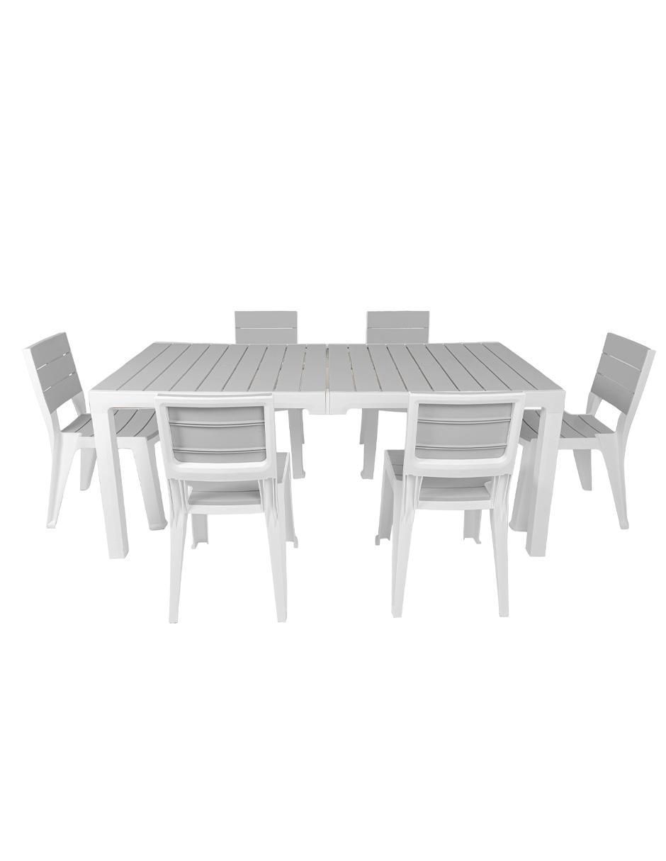 Set comedor exterior 6 puestos ferrara jardin Set comedor exterior 6 puestos ferrara jardin