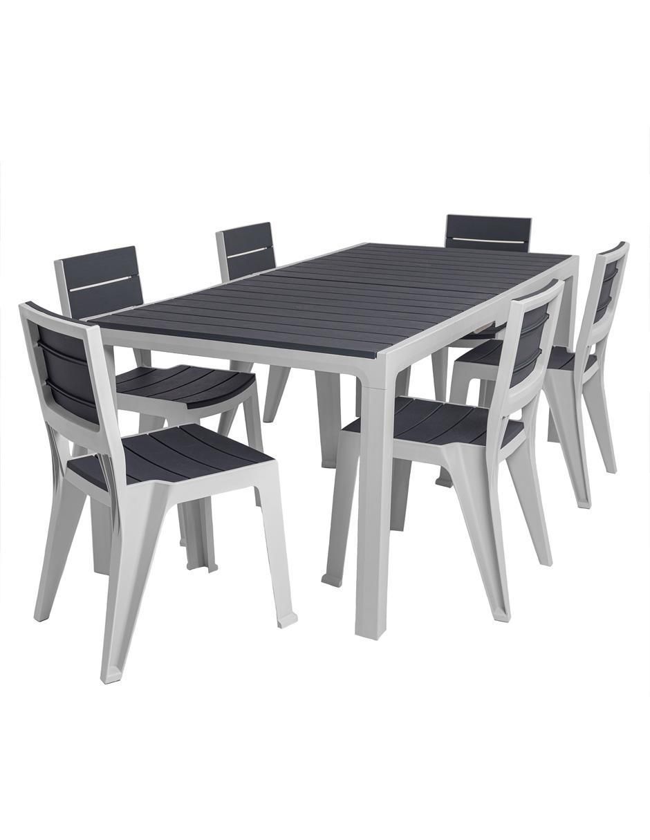 Set comedor exterior ardin 6 puestos ferrara