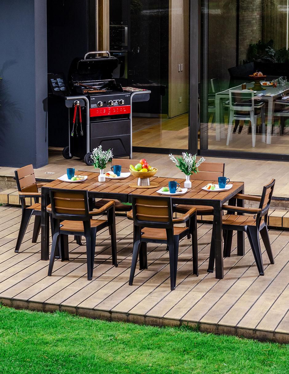 Set comedor exterior