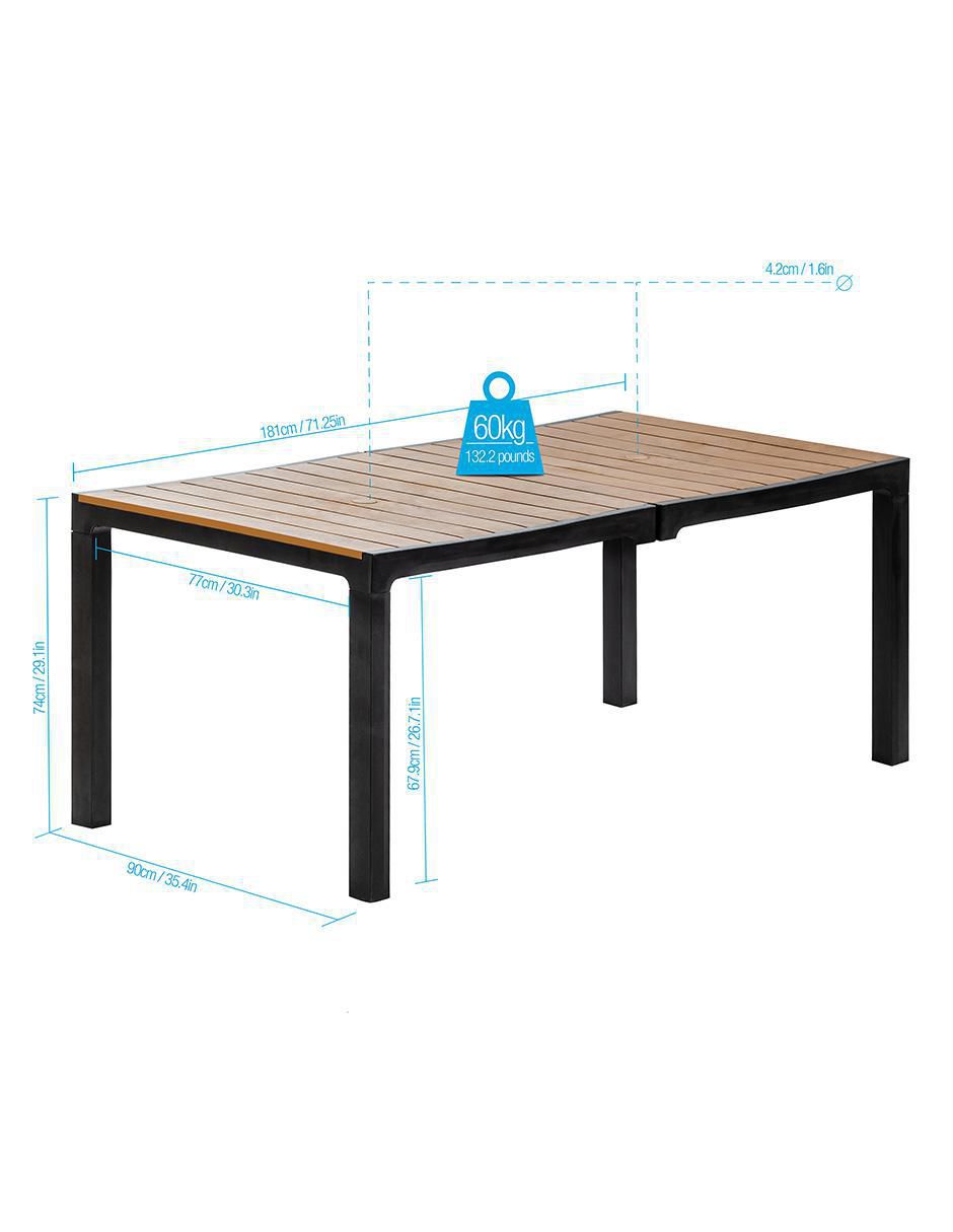 Set comedor exterior