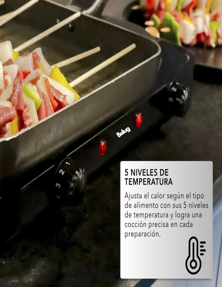 Parrilla eléctrica de acero 3