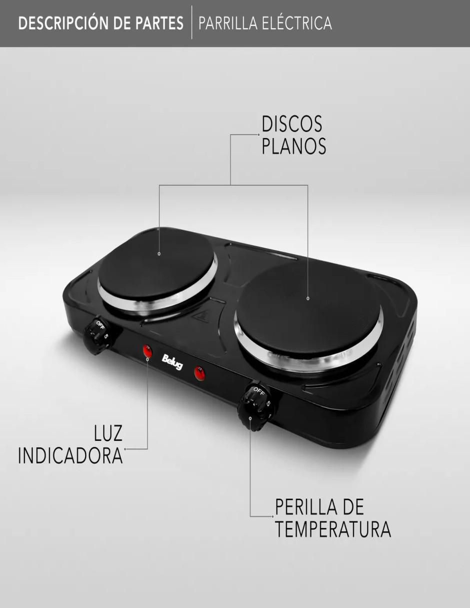 Parrilla eléctrica de acero 4