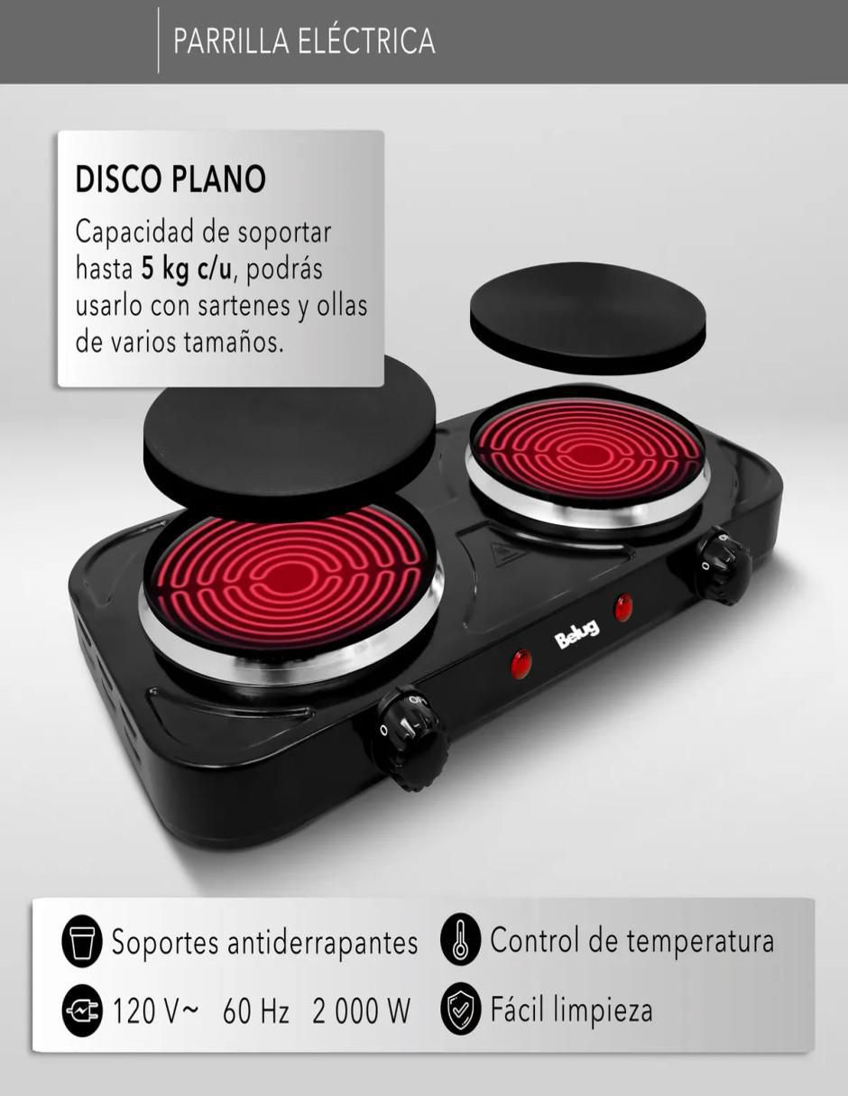 Parrilla eléctrica de acero 5