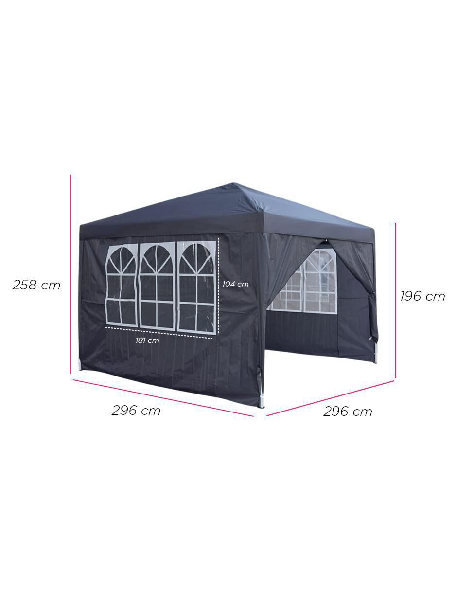 Carpa ancho 296 cm x largo 296 cm 2