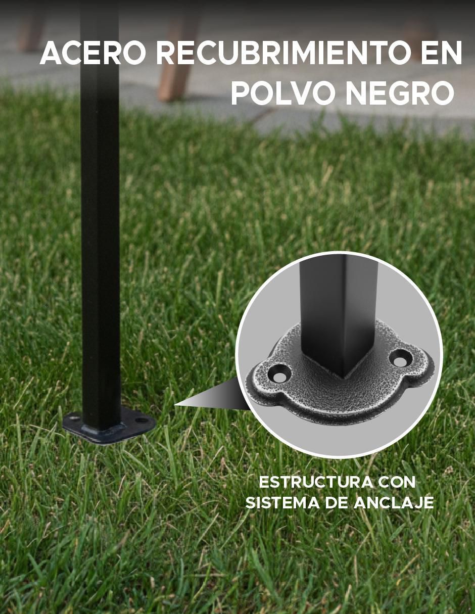 Carpa the finix ancho 3 m x largo 3 m