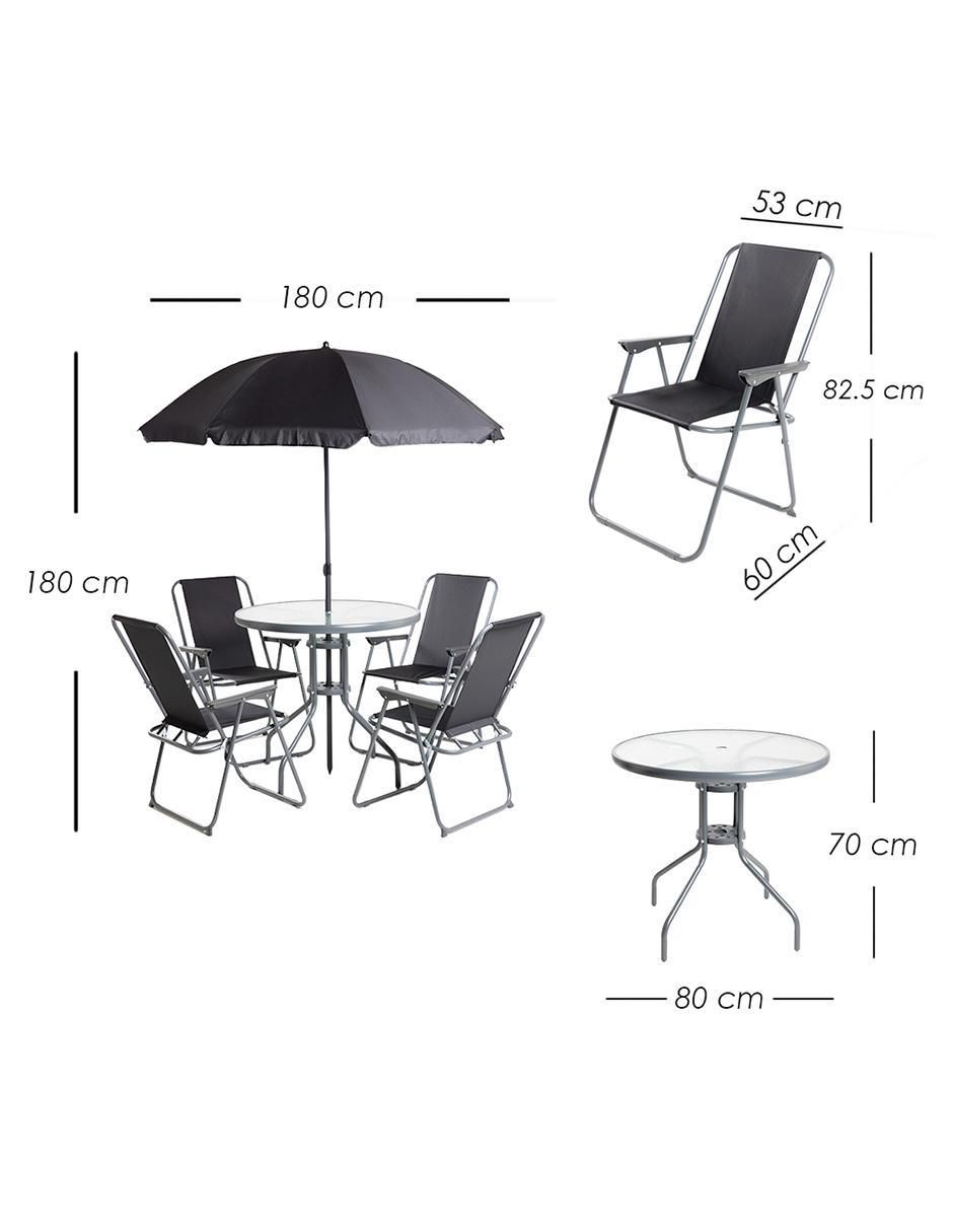 Comedor para 4 personas de cristal 8