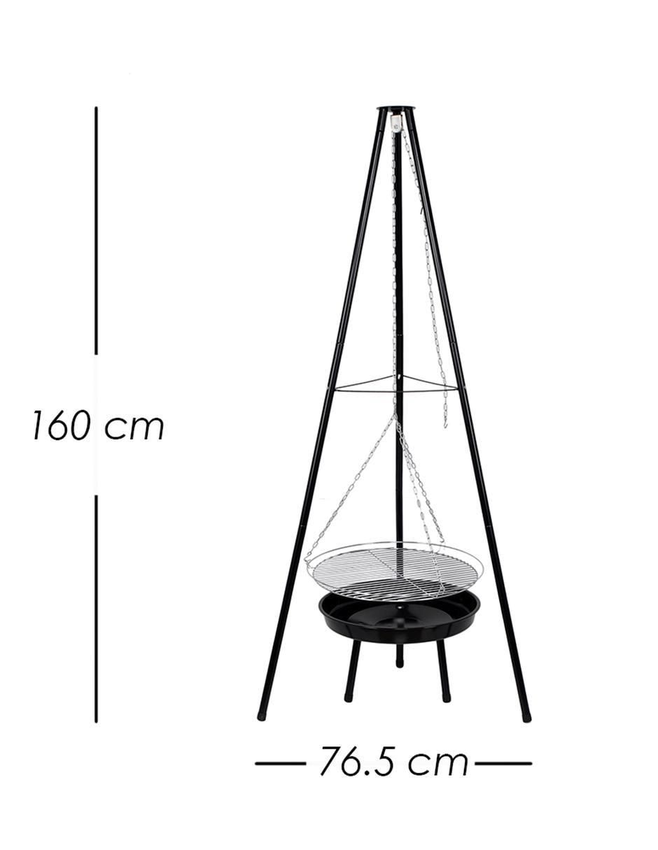 Asador carbón Asa-Toro de acero 8