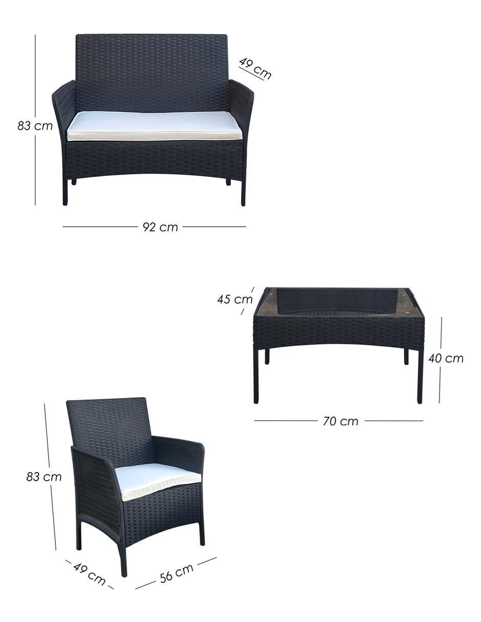 Set sala exterior 4L 8
