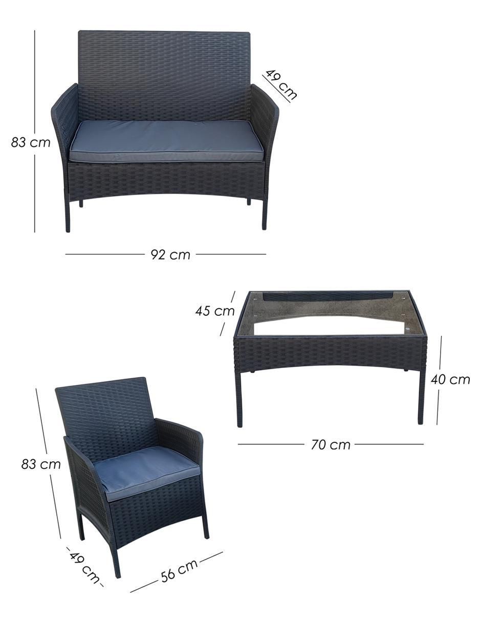 Set sala exterior ilios innova 4l