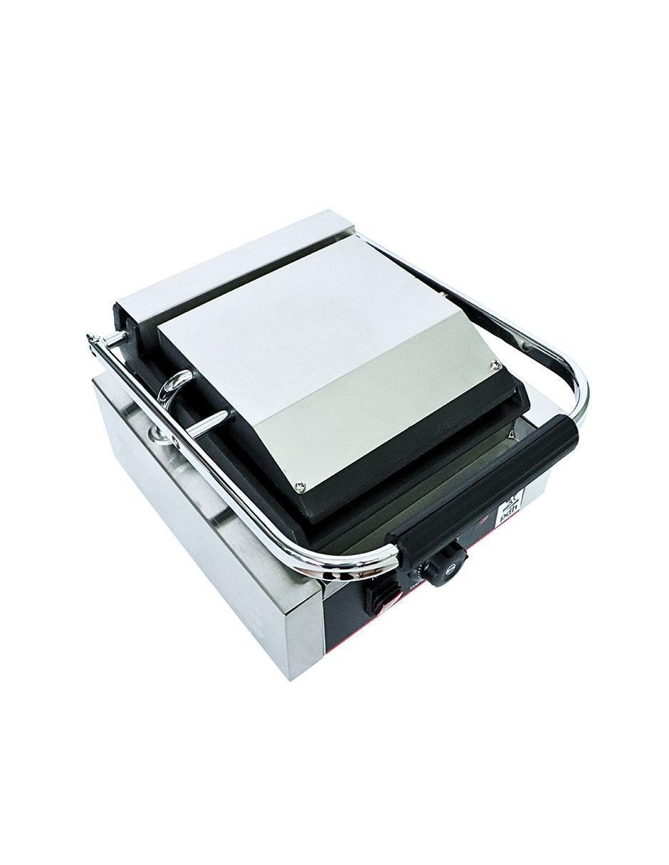 Asador eléctrico plancha lisa de acero inoxidable 3