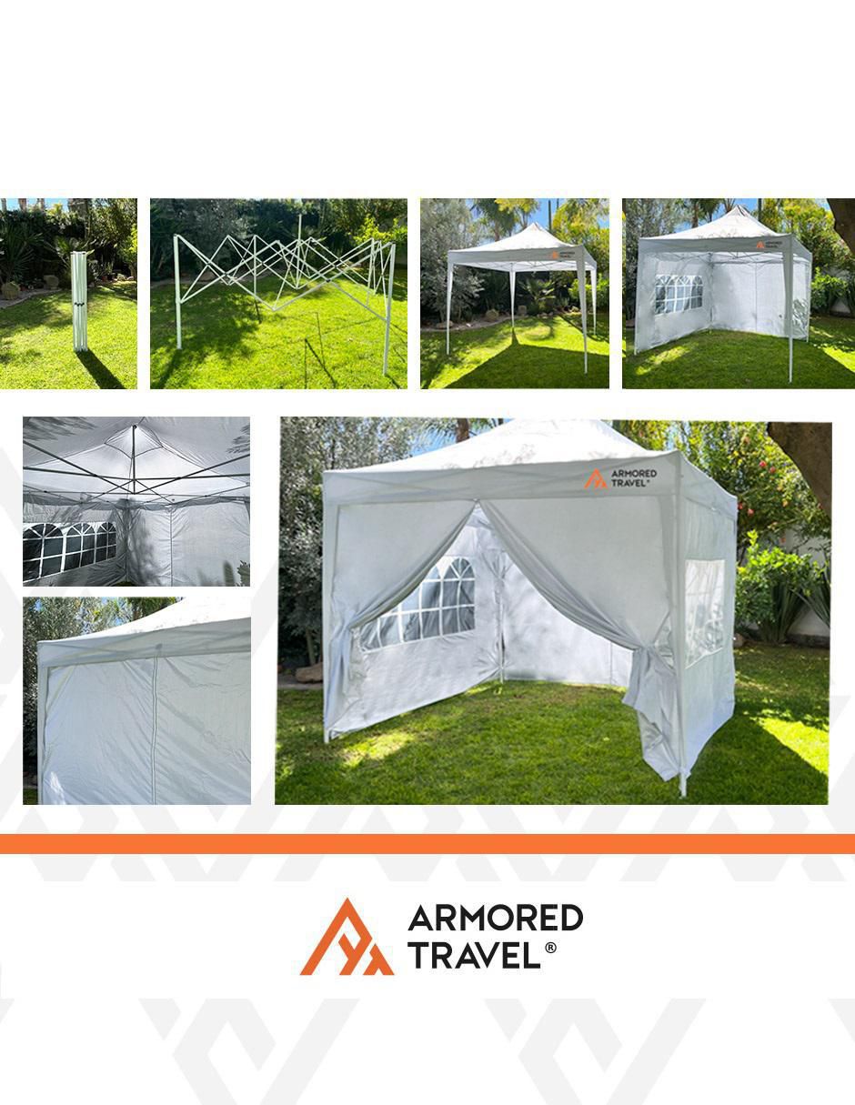 Carpa ancho 300 cm x largo 300 cm 6