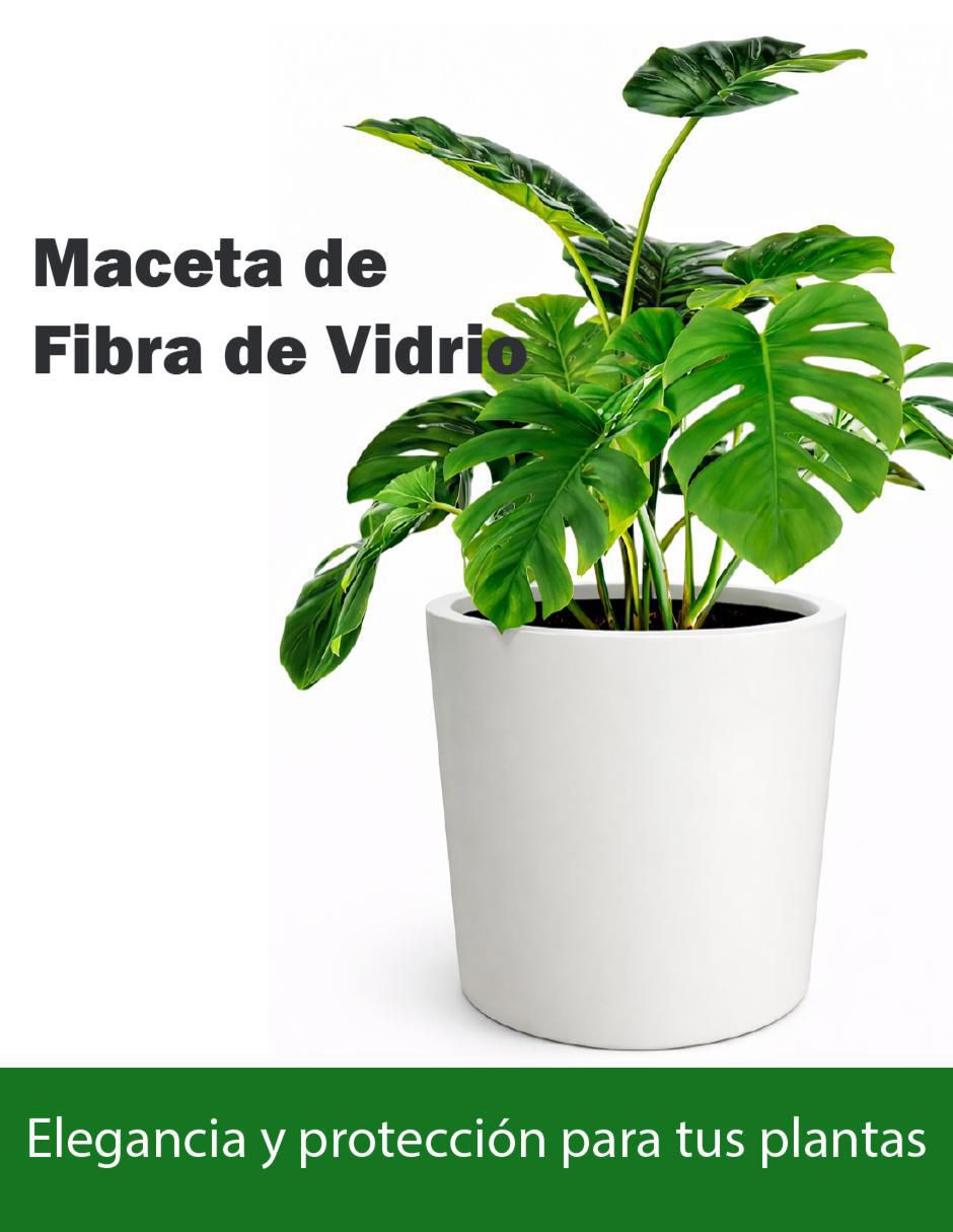 Maceta de fibra de vidrio 4