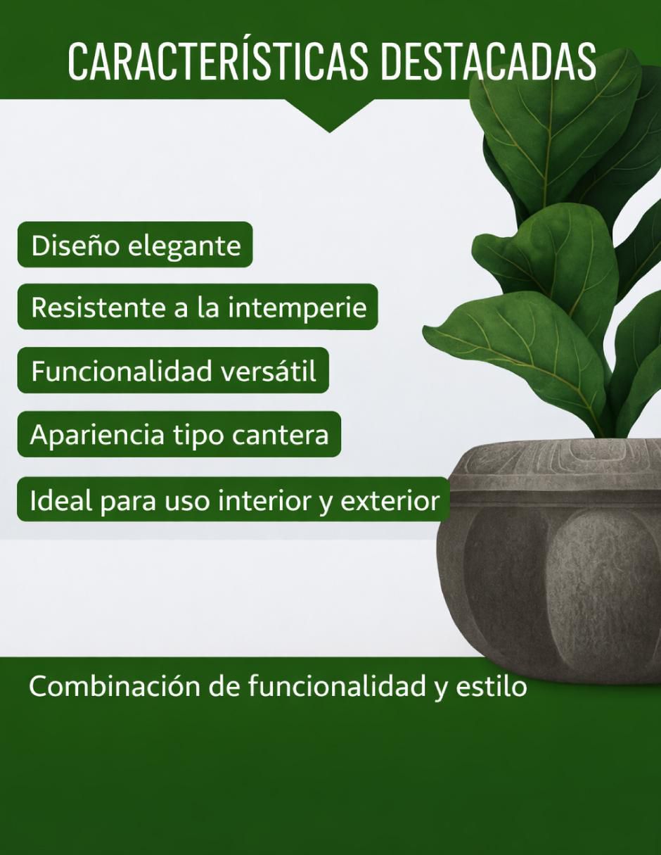 Maceta de plástico 8