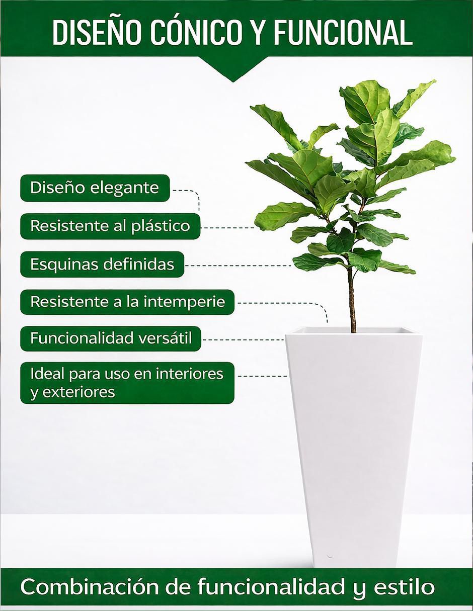 Maceta de plástico 4