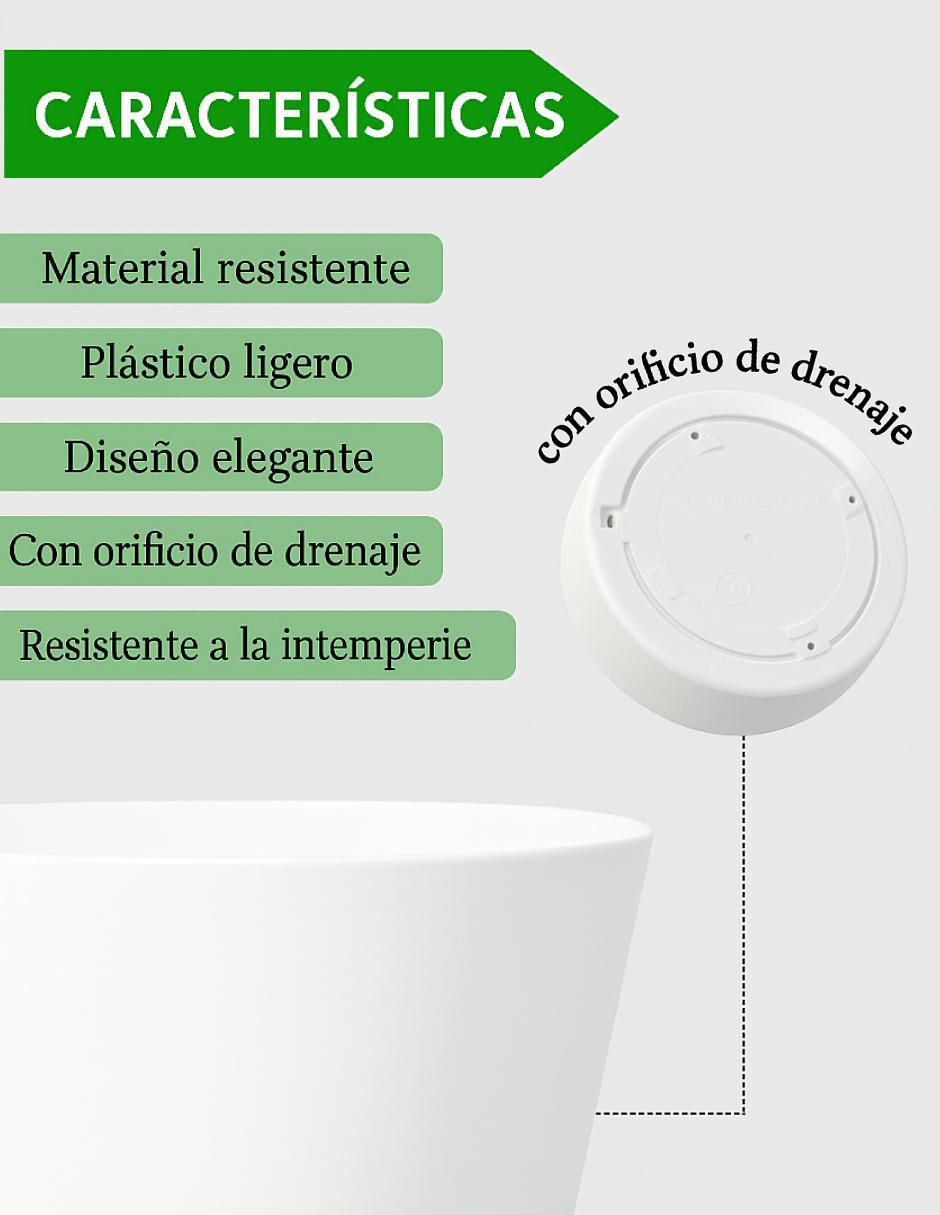 Maceta de plástico 2