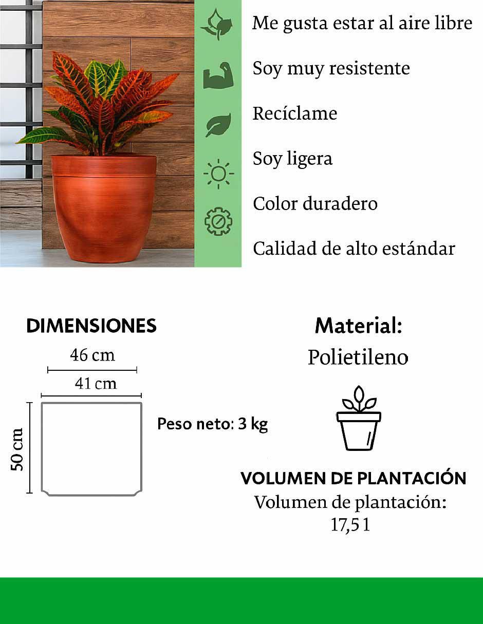 Maceta de plástico 6