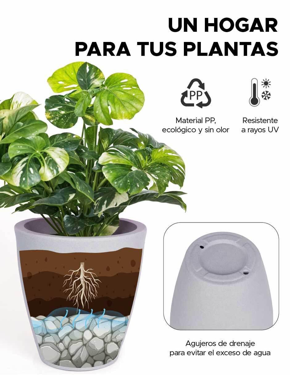 Maceta de plastico 8
