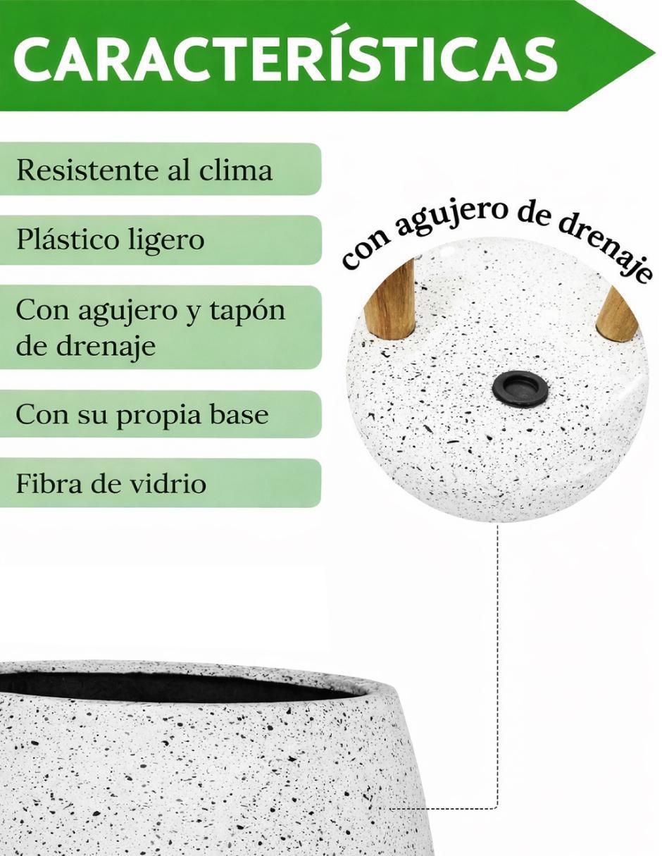 Maceta de plástico 5