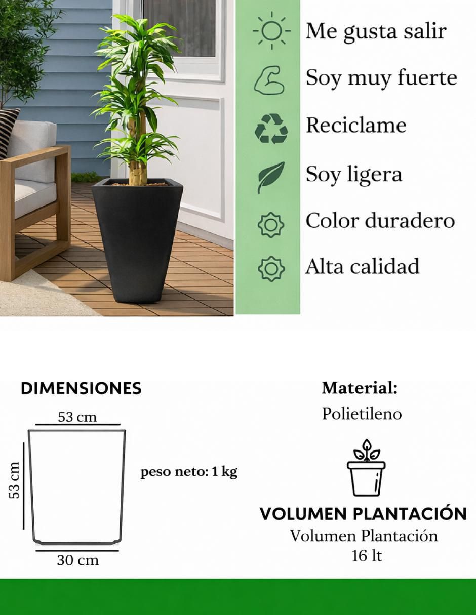 Maceta de plástico 4