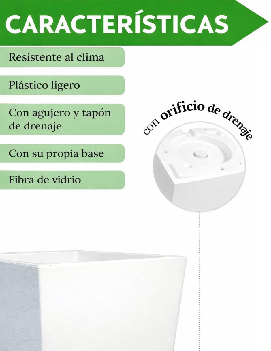 Maceta de plástico 5